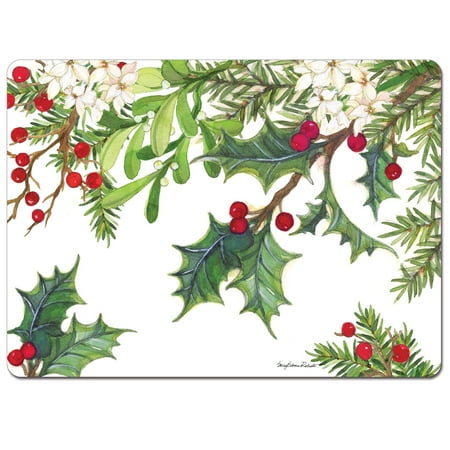 Cala Home Balsam & Berries Premium Decorative Hardboard Cork Back Tabletop Placemats 4 Pack
Cala Home Balsam & Berries Premium Decorative Hardboard Cork Back Tabletop Placemats 4 Pack