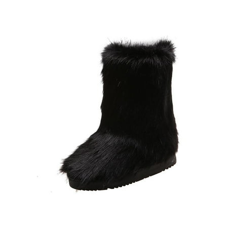 Lacyhop Women Work Warm Booties Anti-slip Pull On Mid-Calf Boot Comfort Fuzzy Black 8
Lacyhop Women Work Warm Booties Anti-slip Pull On Mid-Calf Boot Comfort Fuzzy Black 8