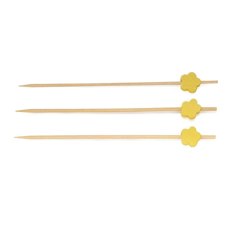 BambooMN Premium Decorative Flower End Bamboo Cocktail Sandwich Fruit Skewer Picks 4.7 (12cm)
BambooMN Premium Decorative Flower End Bamboo Cocktail Sandwich Fruit Skewer Picks 4.7 (12cm)