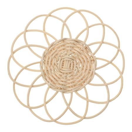 NUOLUX Hand-woven Rattan Coaster Cup Cushion Heat Insulated Flower Coaster for Home
NUOLUX Hand-woven Rattan Coaster Cup Cushion Heat Insulated Flower Coaster for Home