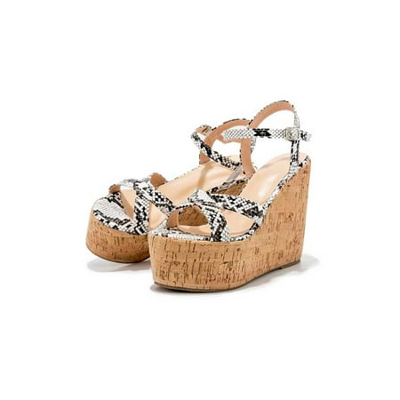 Black Heels Women S New Summer Fashion with Buckle Snake Print Ladies High Heels Sandals
Black Heels Women S New Summer Fashion with Buckle Snake Print Ladies High Heels Sandals