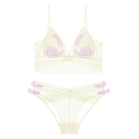 Bras For Women No Underwire French Ultra Thin Triangle Cup No Steel Ring Underwear Lace Beauty Back Strapless Large U Shaped Backless Bra Set
Bras For Women No Underwire French Ultra Thin Triangle Cup No Steel Ring Underwear Lace Beauty Back Strapless Large U Shaped Backless Bra Set