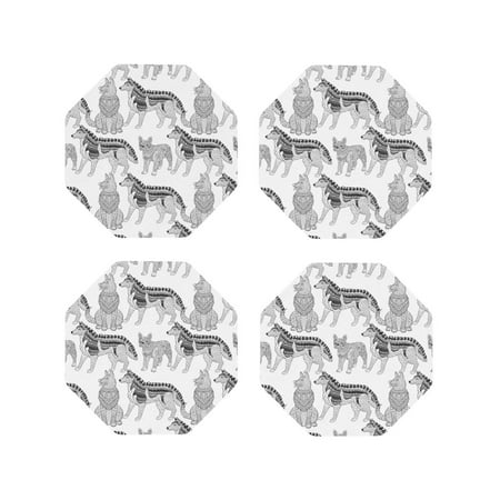 Rateoe German Shepherd Dog Drawing Drink Coasters Set of 4 Leather Coasters Spill Protection for Table Desk Durable and Non Slip Leather Coaster 4 Inches Drink Mats-Octagon
Rateoe German Shepherd Dog Drawing Drink Coasters Set of 4 Leather Coasters Spill Protection for Table Desk Durable and Non Slip Leather Coaster 4 Inches Drink Mats-Octagon