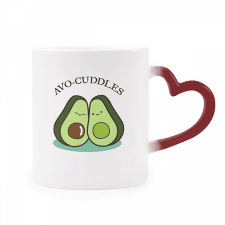 Pair Avocado Fruit Cores Art Deco Fashion Heat Sensitive Mug Red Color Changing Stoneware Cup
Pair Avocado Fruit Cores Art Deco Fashion Heat Sensitive Mug Red Color Changing Stoneware Cup
