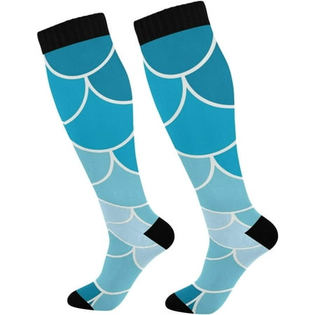 Hyjoy Mermaid Compression Socks Women Men Long Stocking (20-30mmHg) Travel Knee High Stockings for Athletic Sports Running Cycling Nursing
Hyjoy Mermaid Compression Socks Women Men Long Stocking (20-30mmHg) Travel Knee High Stockings for Athletic Sports Running Cycling Nursing