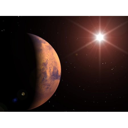 Mars Print Wall Art By Roger Harris