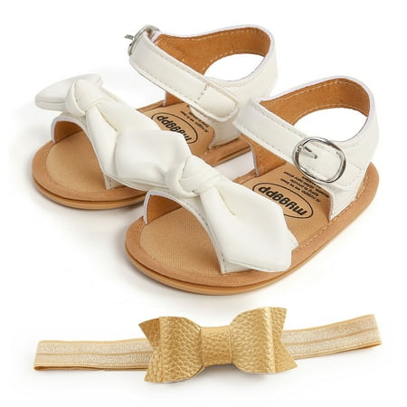 Leutsin Toddler Shoes Baby Girls Cute Fashion Cotton Buckle Bow Non-slip Soft Bottom Sandals Headdress Set
Leutsin Toddler Shoes Baby Girls Cute Fashion Cotton Buckle Bow Non-slip Soft Bottom Sandals Headdress Set