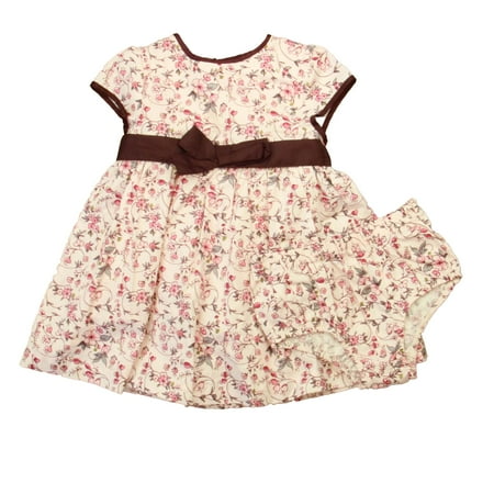 Pre-owned First Impressions Girls Pink Floral Dress size: 18 Months