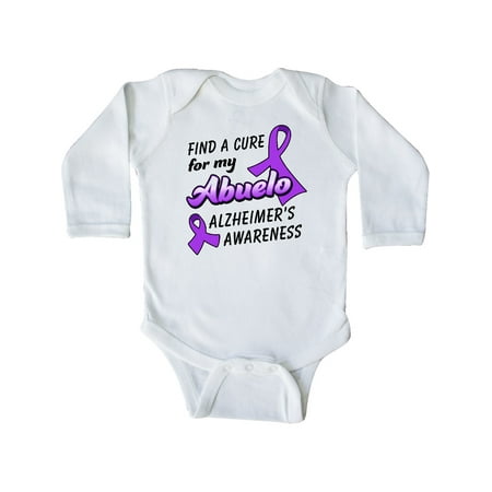 Inktastic Alzheimer s Awareness Find a Cure for my Abuelo Gift Baby Boy or Baby Girl Long Sleeve Bodysuit
Inktastic Alzheimer s Awareness Find a Cure for my Abuelo Gift Baby Boy or Baby Girl Long Sleeve Bodysuit