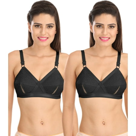 Ossirrio Women s Delicate Everyday Plus Size Cotton Bra Full Coverage Non Wired Non Padded Bra Black
Ossirrio Women s Delicate Everyday Plus Size Cotton Bra Full Coverage Non Wired Non Padded Bra Black