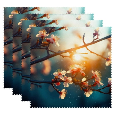 Placemats Set of 4 Table Placemats for Home Holiday Party Flower Tree Sunrise Landscape
Placemats Set of 4 Table Placemats for Home Holiday Party Flower Tree Sunrise Landscape