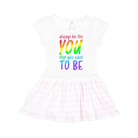 Inktastic Always Be the You That You Want to Be- rainbow colors Gift Toddler Girl Dress
Inktastic Always Be the You That You Want to Be- rainbow colors Gift Toddler Girl Dress