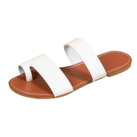 TUOBARR Flat Slippers for Women Womens Summer Fashion Casual Solid Color Slippers Comfortable Retro Beach Sandals White
TUOBARR Flat Slippers for Women Womens Summer Fashion Casual Solid Color Slippers Comfortable Retro Beach Sandals White