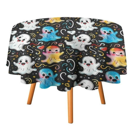 JINGDS Ghost Love-393 Round Table Cloth Halloween Tablecloth Thanksgiving Day Table Cloth Round Cover Circle Tablecloth for Halloween Thanksgiving Fall Party
JINGDS Ghost Love-393 Round Table Cloth Halloween Tablecloth Thanksgiving Day Table Cloth Round Cover Circle Tablecloth for Halloween Thanksgiving Fall Party
