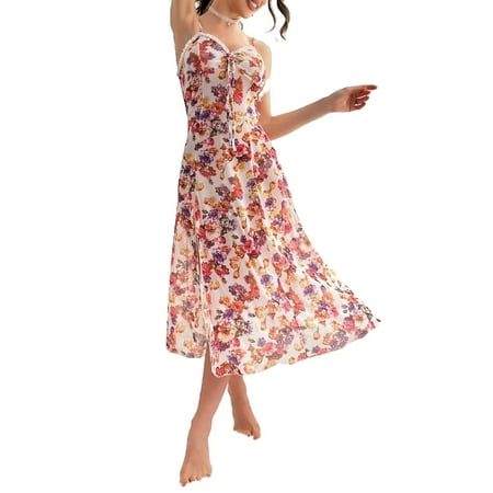 Sexy Floral Print Spaghetti Strap Slip Dress Sleeveless Multicolor Cami Women Nightgowns & Sleepshirts (Cami Women s)
Sexy Floral Print Spaghetti Strap Slip Dress Sleeveless Multicolor Cami Women Nightgowns & Sleepshirts (Cami Women s)