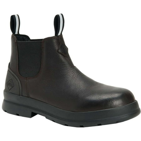 Muck Men s Chore Farm Leather Chelsea PT - WIDE Black Coffee