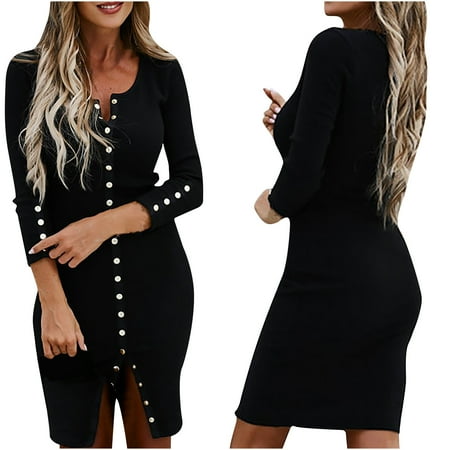 COBKK Skirts For Women Wedding Guest Skirt Ladies Fashion Long-Sleeved Solid Color Split Button Sexy Bag Hip Skirt Dress Fitted Skirts For Women Black M
COBKK Skirts For Women Wedding Guest Skirt Ladies Fashion Long-Sleeved Solid Color Split Button Sexy Bag Hip Skirt Dress Fitted Skirts For Women Black M