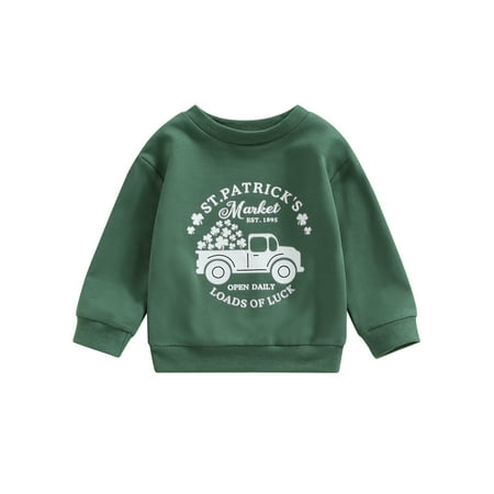 Musuos Kid Boys Girls Shirts Long Sleeve Round Neck Car/ Four Leaf Clover Print Street Party Casual Loose Fall Spring Pullover Tops
Musuos Kid Boys Girls Shirts Long Sleeve Round Neck Car/ Four Leaf Clover Print Street Party Casual Loose Fall Spring Pullover Tops