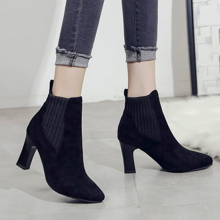 Bxzhiri Women‘s Ladies Fashion Pointed Toe Short Ankle Boots Slip On High Heels Shoes
Bxzhiri Women‘s Ladies Fashion Pointed Toe Short Ankle Boots Slip On High Heels Shoes