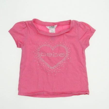 Pre-owned Bebe Girls Pink T-Shirt size: 4T