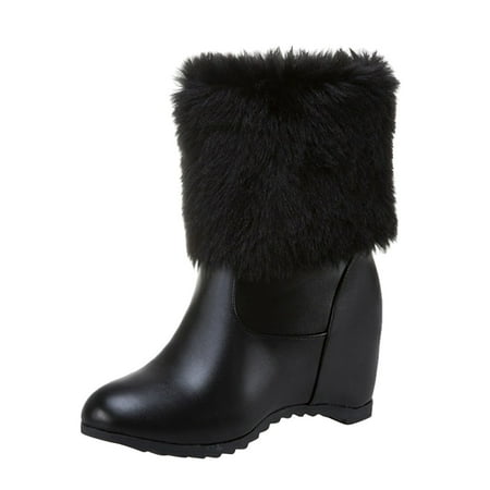 OJSFQUFP Women Ankle Boots Ladies Fashion Winter Warm Solid Leather Plush with Elevated Thick Bottom Short Boots Rubber Boots for Women Black 40
OJSFQUFP Women Ankle Boots Ladies Fashion Winter Warm Solid Leather Plush with Elevated Thick Bottom Short Boots Rubber Boots for Women Black 40