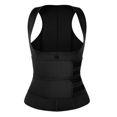 Sweat Vest Waist Trainer for Womens Workout Tank Zipper Vest Adjustable Belt Sauna Suit Compression
Sweat Vest Waist Trainer for Womens Workout Tank Zipper Vest Adjustable Belt Sauna Suit Compression
