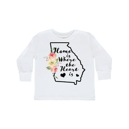 Inktastic Georgia Home Where the Heart is with Watercolor Floral Gift Toddler Boy or Toddler Girl Long Sleeve T-Shirt
Inktastic Georgia Home Where the Heart is with Watercolor Floral Gift Toddler Boy or Toddler Girl Long Sleeve T-Shirt