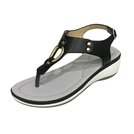 WANYNG Ladies Summer Shoes Fashion Metal Buckle Wedge Heel Buckle Strap Beach Sandals Shoes Sandal Women Jelly Slides
WANYNG Ladies Summer Shoes Fashion Metal Buckle Wedge Heel Buckle Strap Beach Sandals Shoes Sandal Women Jelly Slides