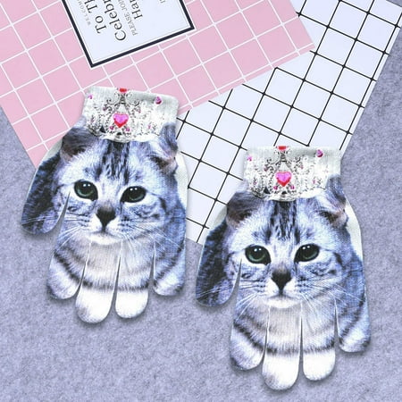 EQWLJWE Children Kids Winter Warm 3D Animal Print Knitted Kitty Pet Cute Gloves Fashion Gloves Holiday Clearance
EQWLJWE Children Kids Winter Warm 3D Animal Print Knitted Kitty Pet Cute Gloves Fashion Gloves Holiday Clearance