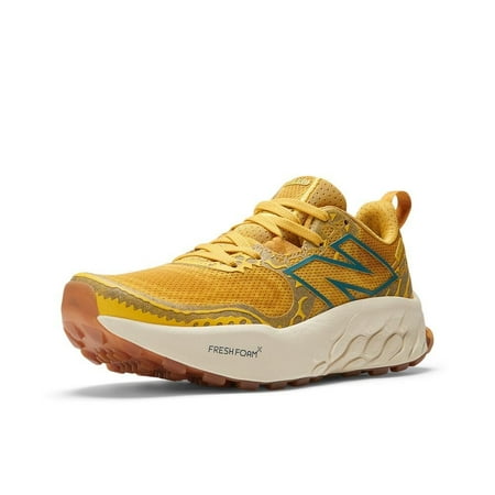New Balance Women's Fresh Foam X Hierro V8 Trail Running Shoe, Ginger Lemon/Calcium/Terrarium, 7.5 X-Wide