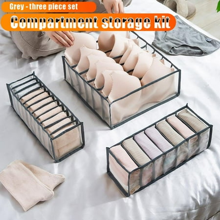 3pcs Underwear Bra Organizer Storage Box Storage Box Wardrobe Clothes Drawer Mesh Partition Pants Partition Household Organizer
3pcs Underwear Bra Organizer Storage Box Storage Box Wardrobe Clothes Drawer Mesh Partition Pants Partition Household Organizer