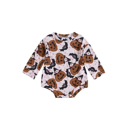 Licupiee Halloween Newborn Infant Baby Boys Girls Rompers Cat/Bat Print Long Sleeve Jumpsuit Cute Fall Clothes
Licupiee Halloween Newborn Infant Baby Boys Girls Rompers Cat/Bat Print Long Sleeve Jumpsuit Cute Fall Clothes
