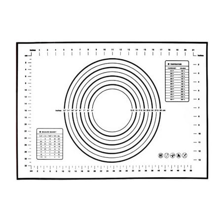 Extra Large Non-Slip Silicone Pastry Baking Mat Non-Stick Rolling Mat Pizza Dough Kneading Board Baking Equipment Counter Mat BPA Free Black
Extra Large Non-Slip Silicone Pastry Baking Mat Non-Stick Rolling Mat Pizza Dough Kneading Board Baking Equipment Counter Mat BPA Free Black
