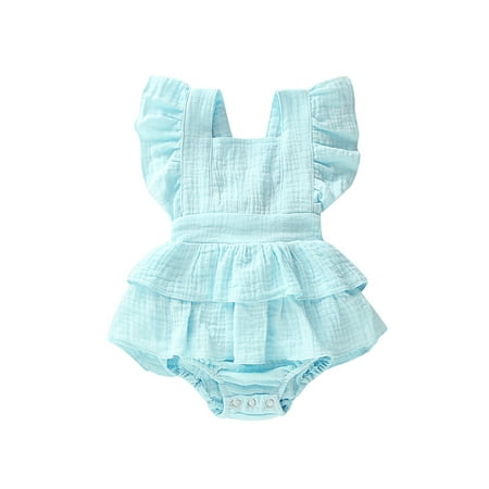 Douhoow Newborn Baby Girl Bodysuits Ruffle Short Sleeve Solid Backless Bodysuit Jumpsuit Sunsuit
Douhoow Newborn Baby Girl Bodysuits Ruffle Short Sleeve Solid Backless Bodysuit Jumpsuit Sunsuit