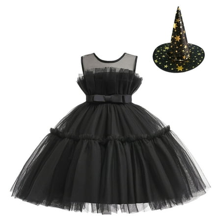 Dezsed Halloween Girls Outfit Sets Fashion Children S Solid Color Gauze Skirt Halloween Cosplay Masquerade Dress And Hat Girls Clothes Set 1-7 Years
Dezsed Halloween Girls Outfit Sets Fashion Children S Solid Color Gauze Skirt Halloween Cosplay Masquerade Dress And Hat Girls Clothes Set 1-7 Years