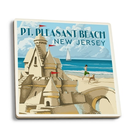 Pt. Pleasant Beach New Jersey Sandcastle (Absorbent Ceramic Coasters Set of 4 Matching Images Cork Back Kitchen Table Decor)
Pt. Pleasant Beach New Jersey Sandcastle (Absorbent Ceramic Coasters Set of 4 Matching Images Cork Back Kitchen Table Decor)