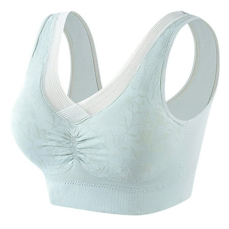 Yuwull Soft Sleep Wirefree Bras for Women Full Coverage No Underwire Everyday Bras Comfortable Sports with Removable Pads Seamless Sports Bra Green XXL Clearance
Yuwull Soft Sleep Wirefree Bras for Women Full Coverage No Underwire Everyday Bras Comfortable Sports with Removable Pads Seamless Sports Bra Green XXL Clearance