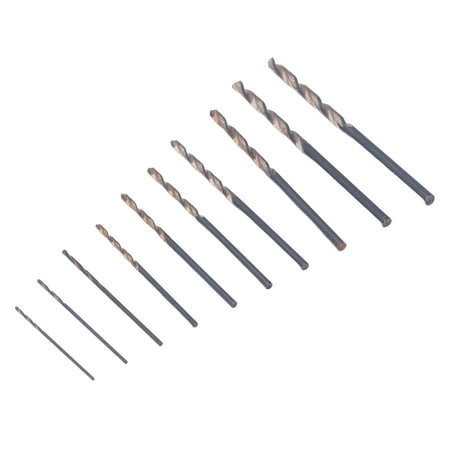 Mini Drilling Bits 10Pcs Sharper Opening HSS Drill Bit Set Efficient For Electric Grinder For Wood For Beeswax
Mini Drilling Bits 10Pcs Sharper Opening HSS Drill Bit Set Efficient For Electric Grinder For Wood For Beeswax