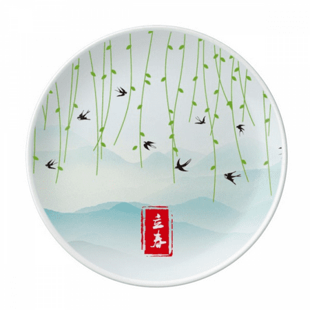 Spring Begins Twenty Four Solar Term Plate Decorative Porcelain Salver Tableware Dinner Dish
Spring Begins Twenty Four Solar Term Plate Decorative Porcelain Salver Tableware Dinner Dish