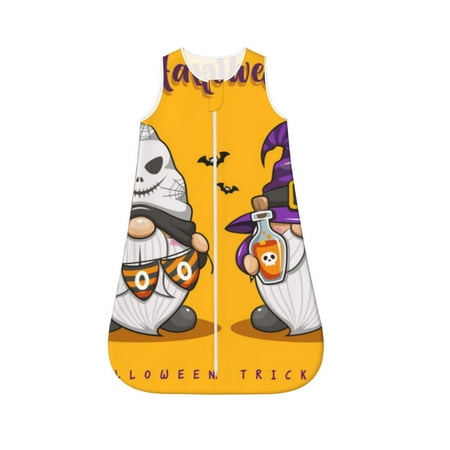 Honeii Cute Gnomes Halloween Print Unisex Babies Sleepbag Wearable Blanket Baby Sleeveless Sleeping Bag-Medium 
Honeii Cute Gnomes Halloween Print Unisex Babies Sleepbag Wearable Blanket Baby Sleeveless Sleeping Bag-Medium
