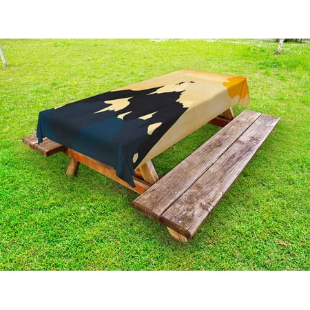 Vintage Outdoor Tablecloth Man on Mountaintop with Flag Snowy Winter Sun Clouds Adventure Sports Decorative Washable Fabric Picnic Tablecloth 58 X 120 Inches Orange Mustard Dark Blue by Ambesonne
Vintage Outdoor Tablecloth Man on Mountaintop with Flag Snowy Winter Sun Clouds Adventure Sports Decorative Washable Fabric Picnic Tablecloth 58 X 120 Inches Orange Mustard Dark Blue by Ambesonne