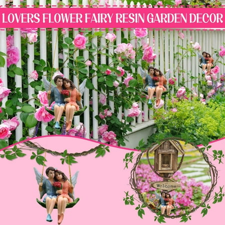lystmrge Easter Christmas Tree Decorations Wooden Beads Garland 10 Ft Artificial Popcorn And Garland 2PCS Lovers FlowerFairy Swing Garden Resin Outdoor Garden Resin Decor Pendant 
lystmrge Easter Christmas Tree Decorations Wooden Beads Garland 10 Ft Artificial Popcorn And Garland 2PCS Lovers FlowerFairy Swing Garden Resin Outdoor Garden Resin Decor Pendant