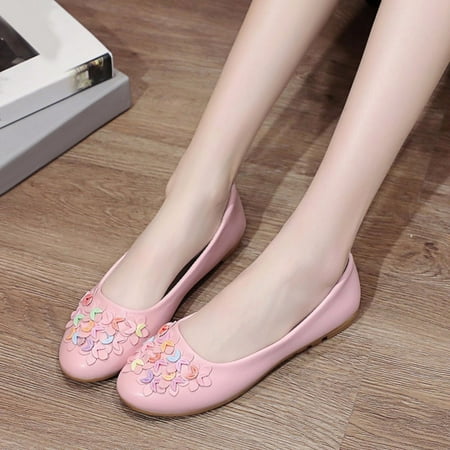 ERTUTUYI Fashion Spring And Summer Women Casual Shoes Low Heel Soft Sole Comfortable Flower Flat Lightweight Pink 37
ERTUTUYI Fashion Spring And Summer Women Casual Shoes Low Heel Soft Sole Comfortable Flower Flat Lightweight Pink 37