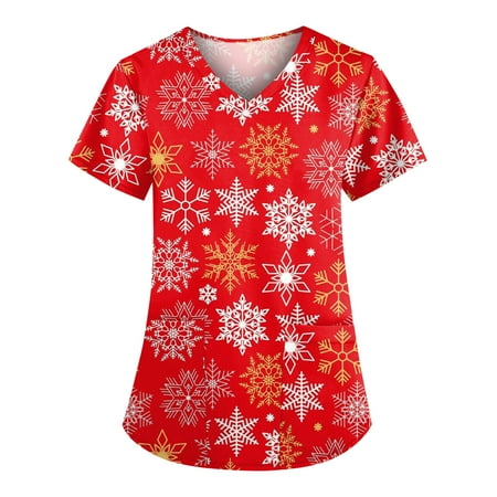 Chiccall Womens Halloween Costumes V-Neck Short Sleeve Nursing Uniform Workwear Halloween Pumpkin Bats Ghost Printed Graphic Tees Blouse Scrubs Tops with Pockets
Chiccall Womens Halloween Costumes V-Neck Short Sleeve Nursing Uniform Workwear Halloween Pumpkin Bats Ghost Printed Graphic Tees Blouse Scrubs Tops with Pockets