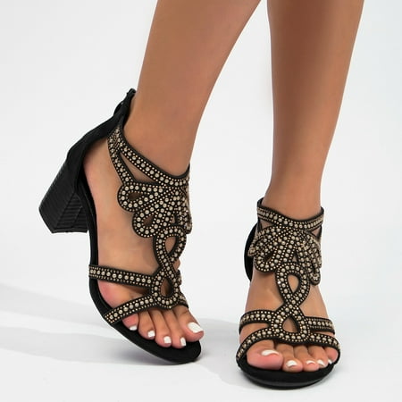PEASKJP Women Platform Sandals Women Summer New Pattern Pure Round Heel Casual Slip On Beach Sandals Dress Beach Shoes Black 8.5
PEASKJP Women Platform Sandals Women Summer New Pattern Pure Round Heel Casual Slip On Beach Sandals Dress Beach Shoes Black 8.5