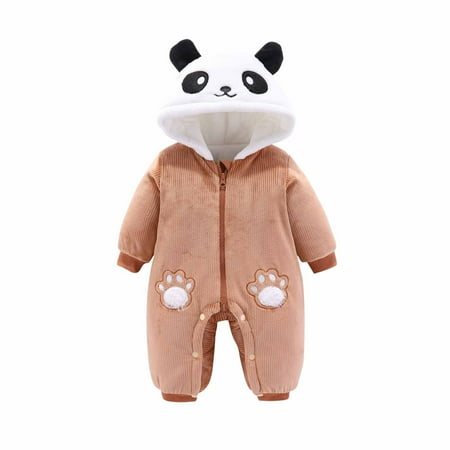 Stamzod Newborn Baby Clothes Clearance Keep Warm Winter Jumpsuits Overall Panda Animal Hooded Rompers Baby Boy Romper Baby Girl Pajamas Coffee 3-6 Months
Stamzod Newborn Baby Clothes Clearance Keep Warm Winter Jumpsuits Overall Panda Animal Hooded Rompers Baby Boy Romper Baby Girl Pajamas Coffee 3-6 Months
