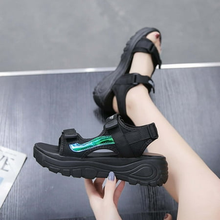 BRISEZZS Platform Sandals for Women Casual Open Toe Muffin Sport Summer Slide Sandals #64 Green
BRISEZZS Platform Sandals for Women Casual Open Toe Muffin Sport Summer Slide Sandals #64 Green