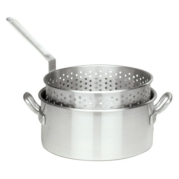 Bayou Classic Aluminum Fry Pots with Baskets