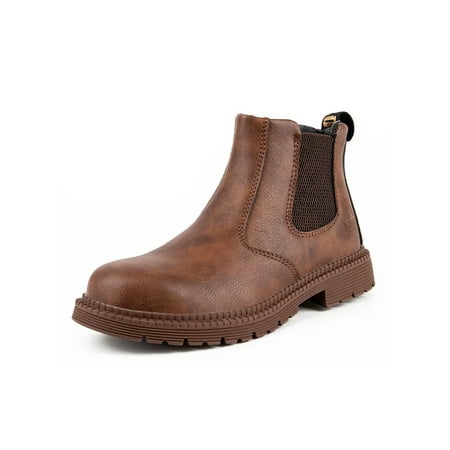 Ymiytan Unisex Protection Boot Steel Toe Safety Shoe Lace Up Work Boots Working Anti-smash Comfort Slip Resistant Brown Style D 6
Ymiytan Unisex Protection Boot Steel Toe Safety Shoe Lace Up Work Boots Working Anti-smash Comfort Slip Resistant Brown Style D 6