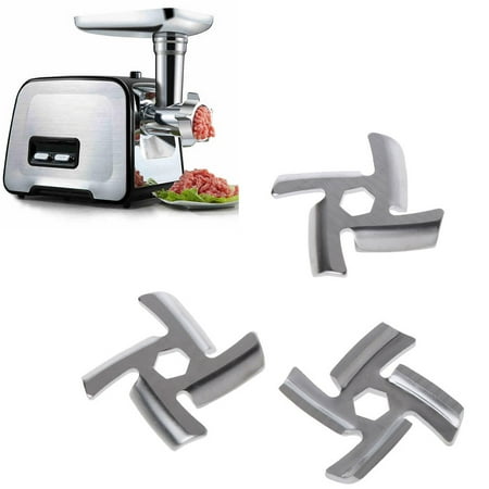 Techinal 3pcs/set Type 5 Mincer Knife Stainless Steel Anti Rust 4 Blade Hexagon Hole Meat Grinder Parts Fits
Techinal 3pcs/set Type 5 Mincer Knife Stainless Steel Anti Rust 4 Blade Hexagon Hole Meat Grinder Parts Fits
